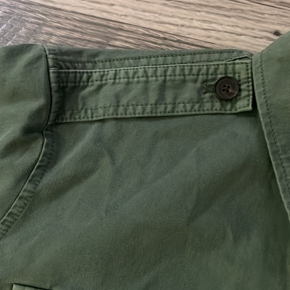 Madewell NWT Easy Utility Shirt-Jacket green womens size 3X - Picture 9 of 12